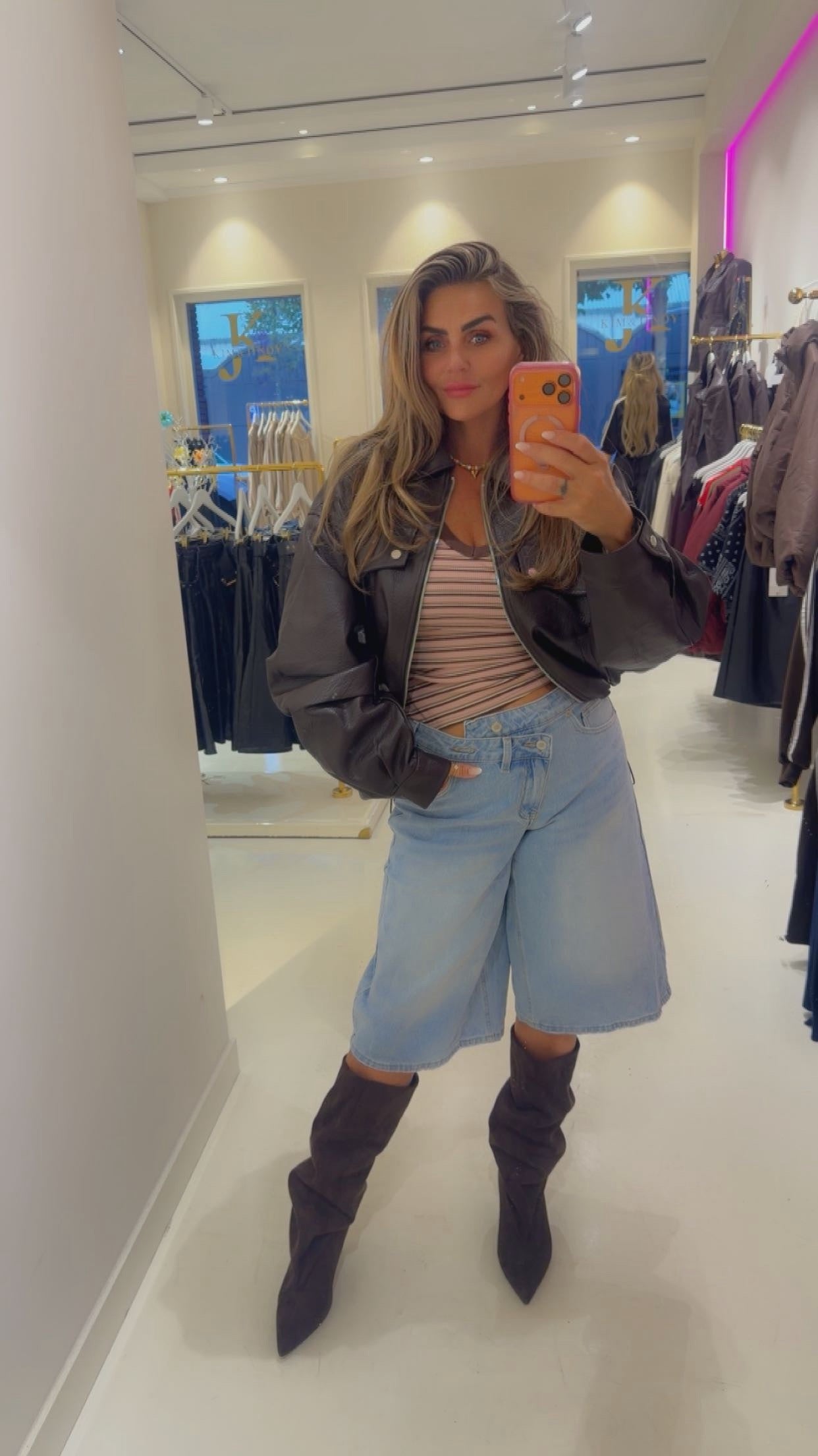 capri bermuda jeans