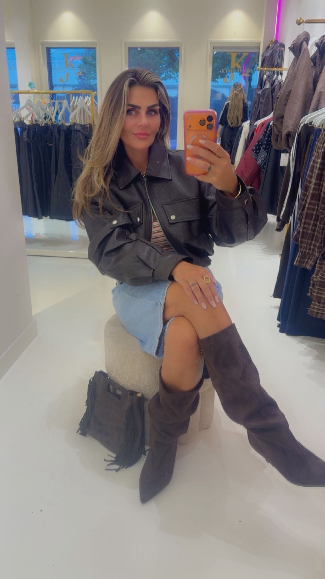 emily boots brown