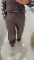 Liam leather pants bruin