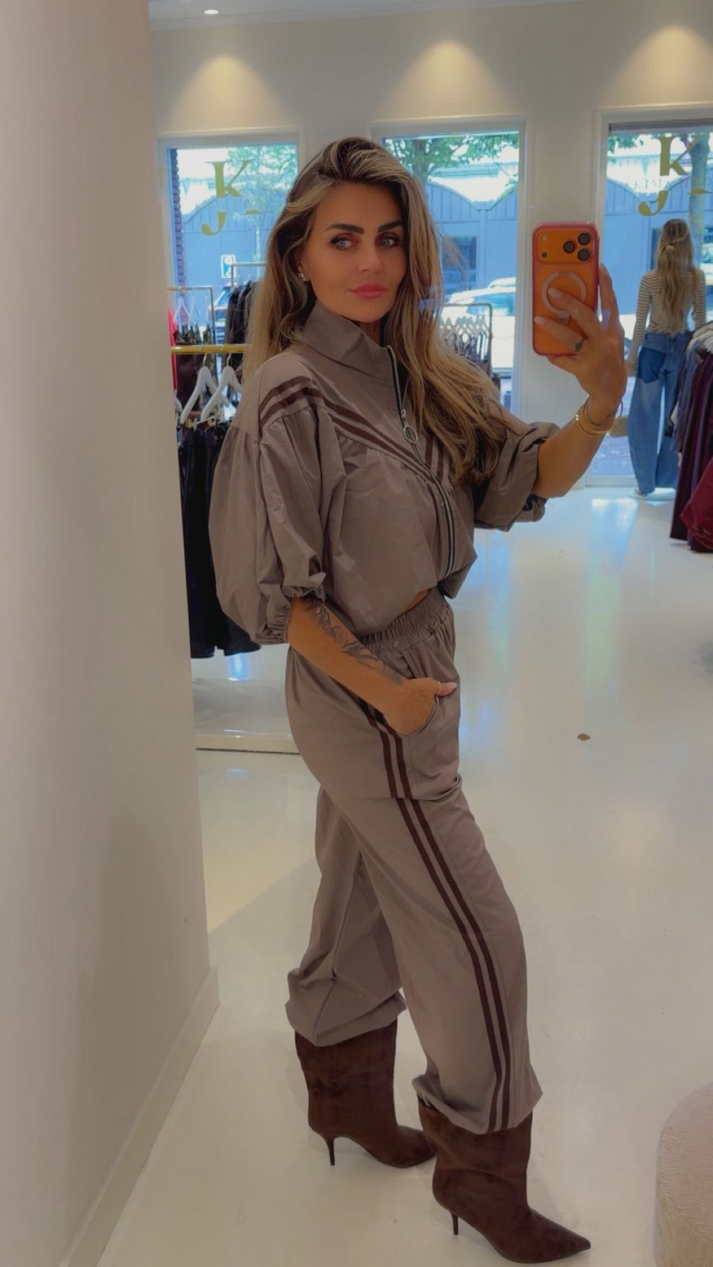 Jacky set taupe