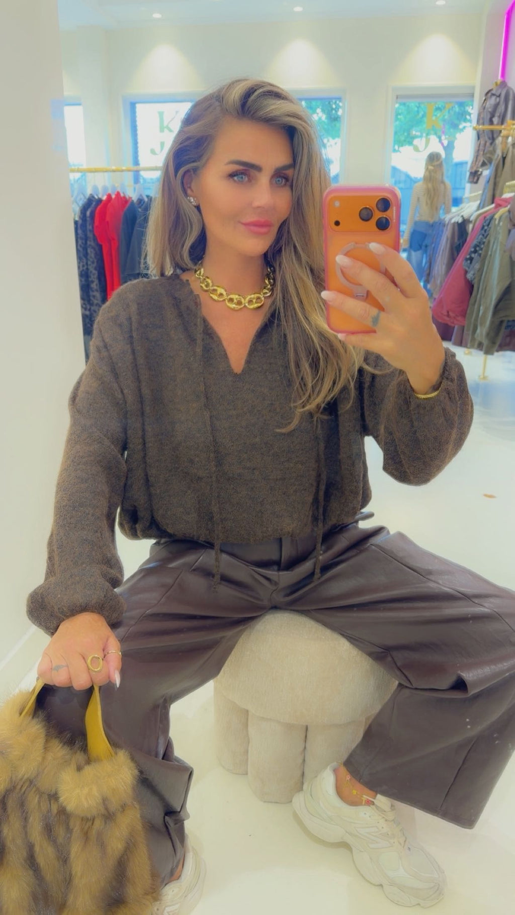 guusje sweater brown