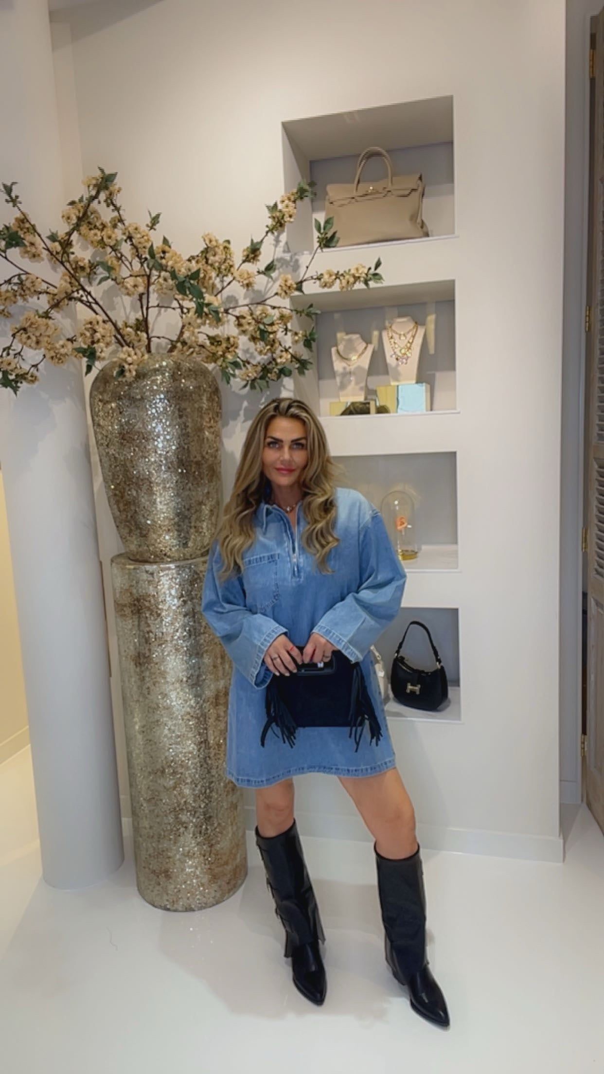 Jeans dress full