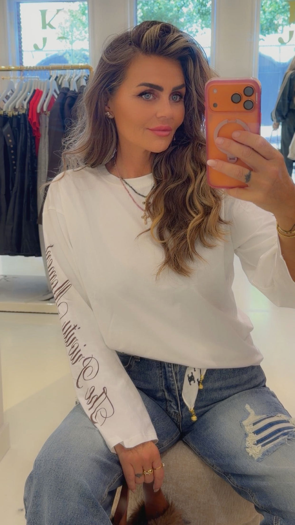 stella longsleeve white