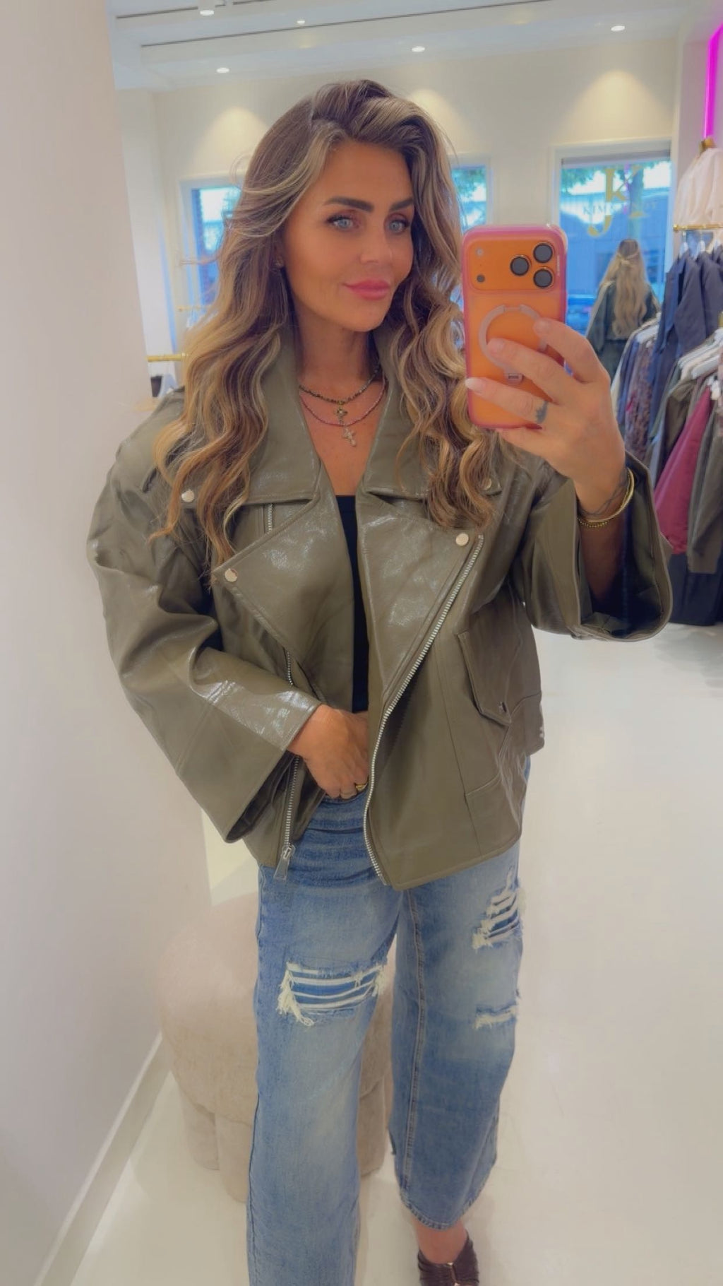 mandy jacket green
