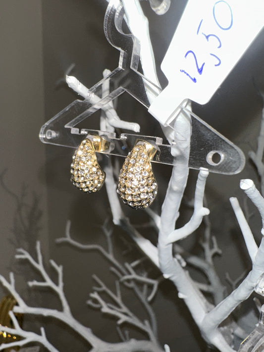 Shiny drops earing