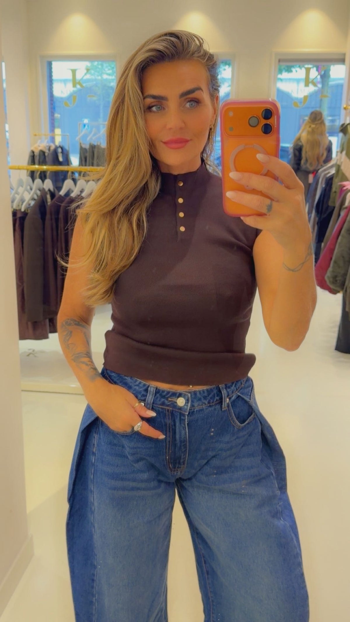 fenna top bruin