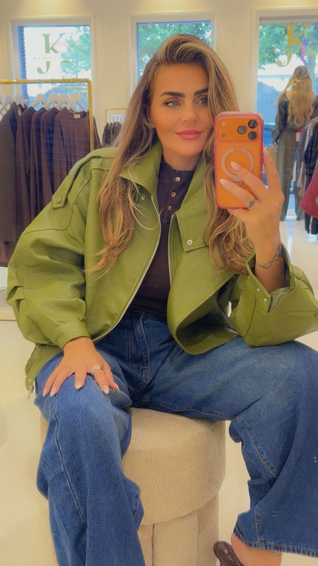 isa jacket matcha