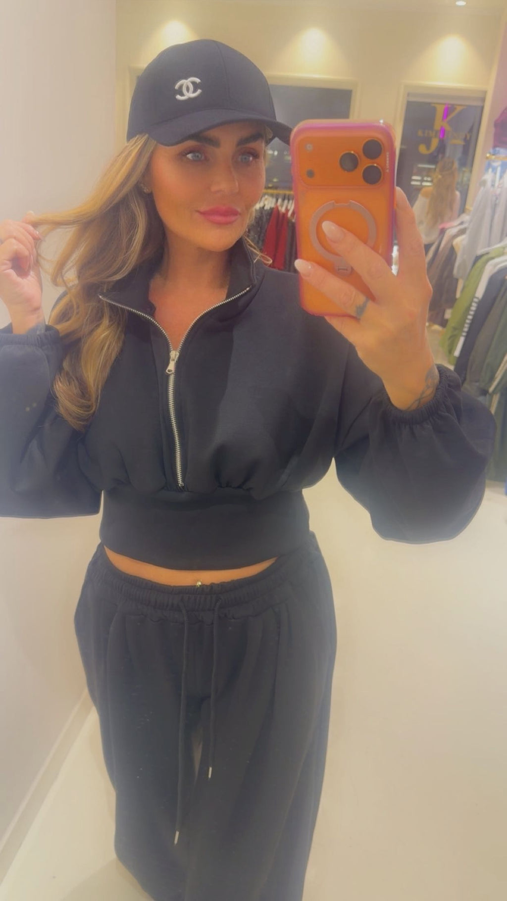 Bella jogging set zwart