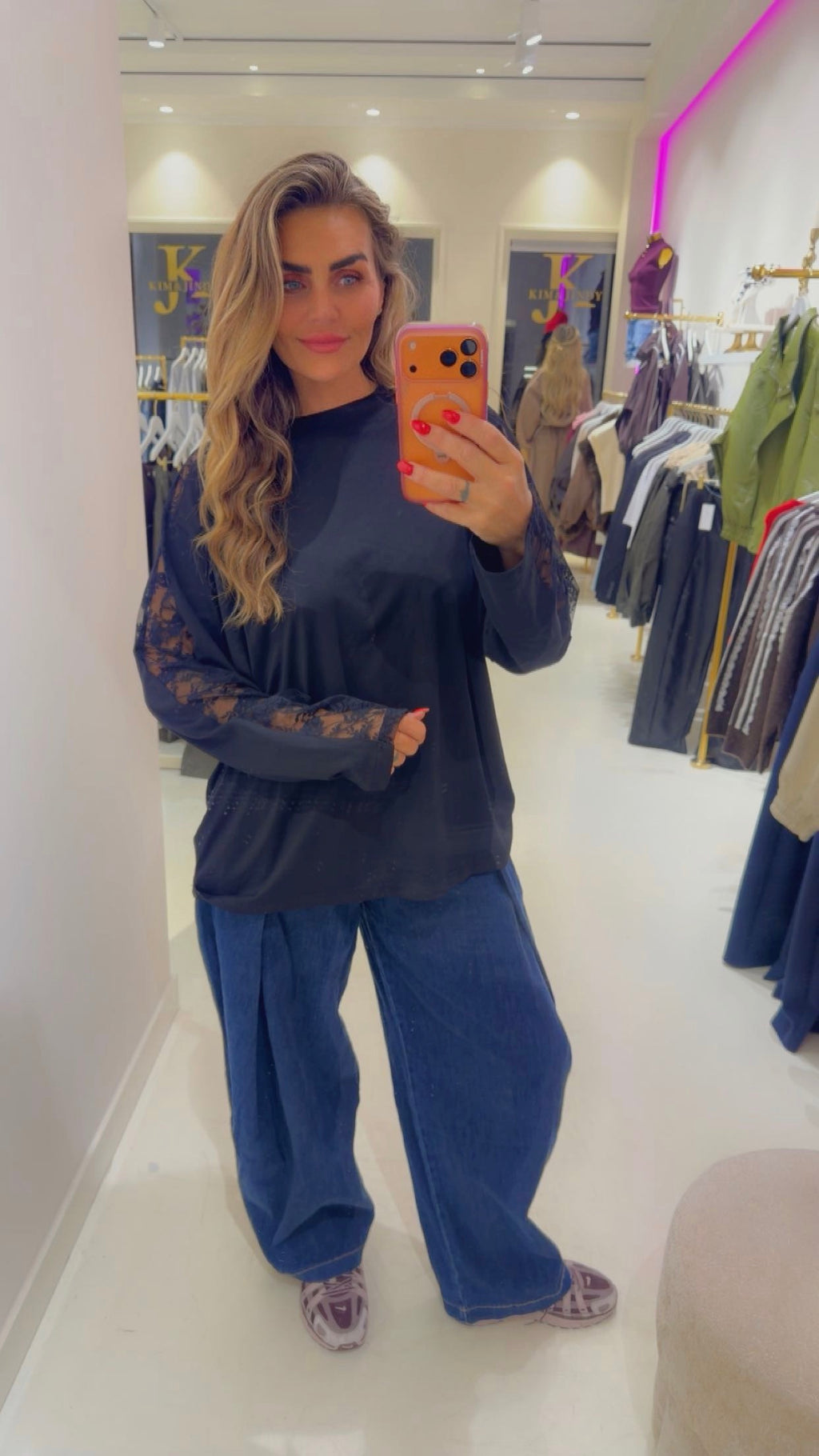 Lace long sleeve