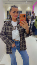 Romy geruite blouse