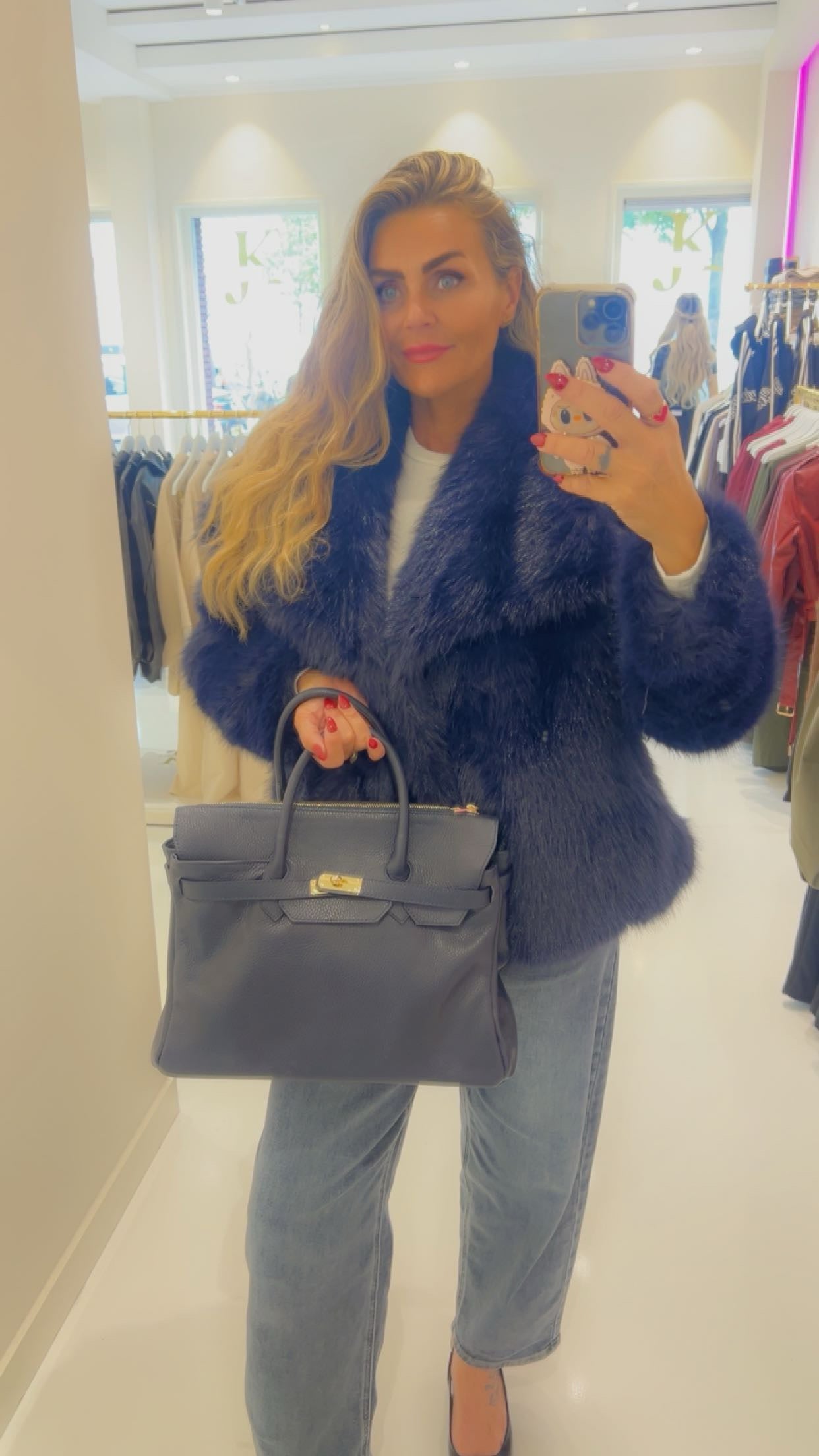 bridget bag xl donker blauw