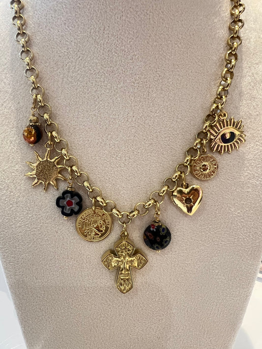 Cross bedel ketting