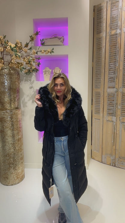 Diva winterjas black