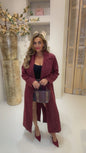 trenchcoat burgendy