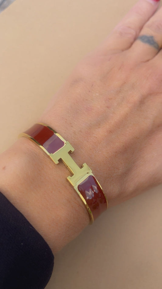 hermien bracelet burgendy