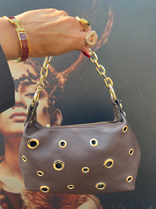 statement bag brown