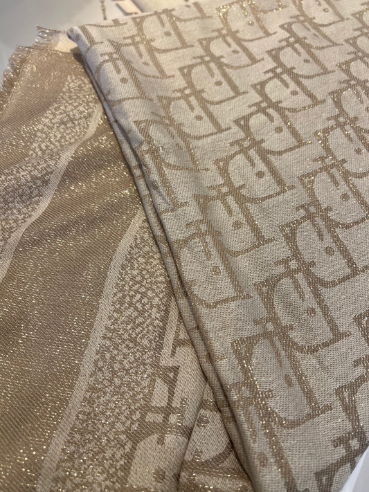 dion sjaal beige