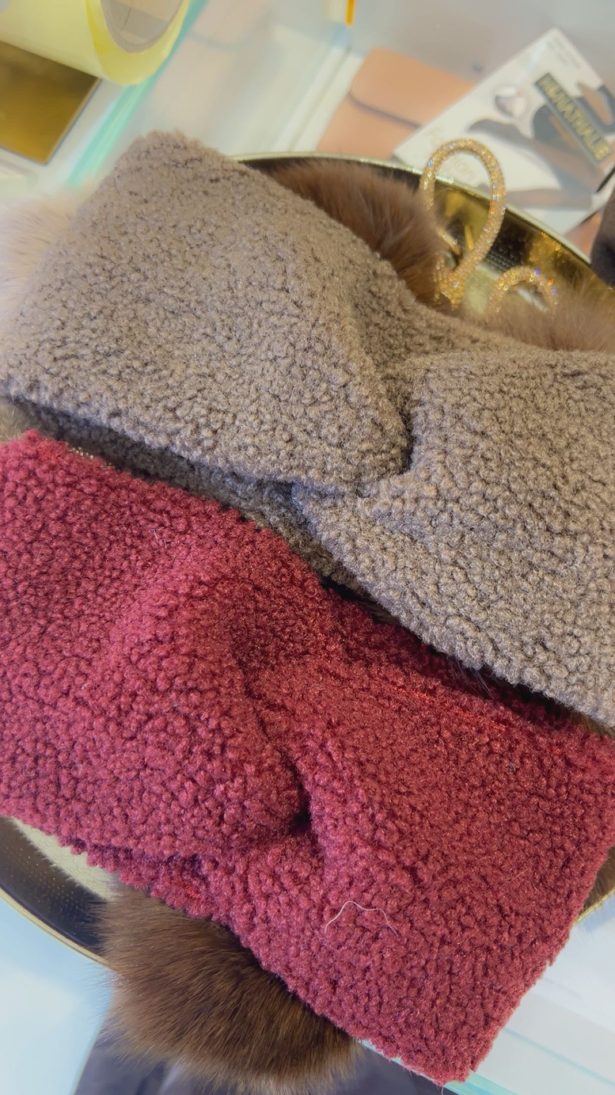 teddy haarband brown