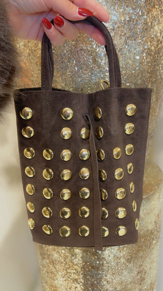 tas suède leer brown