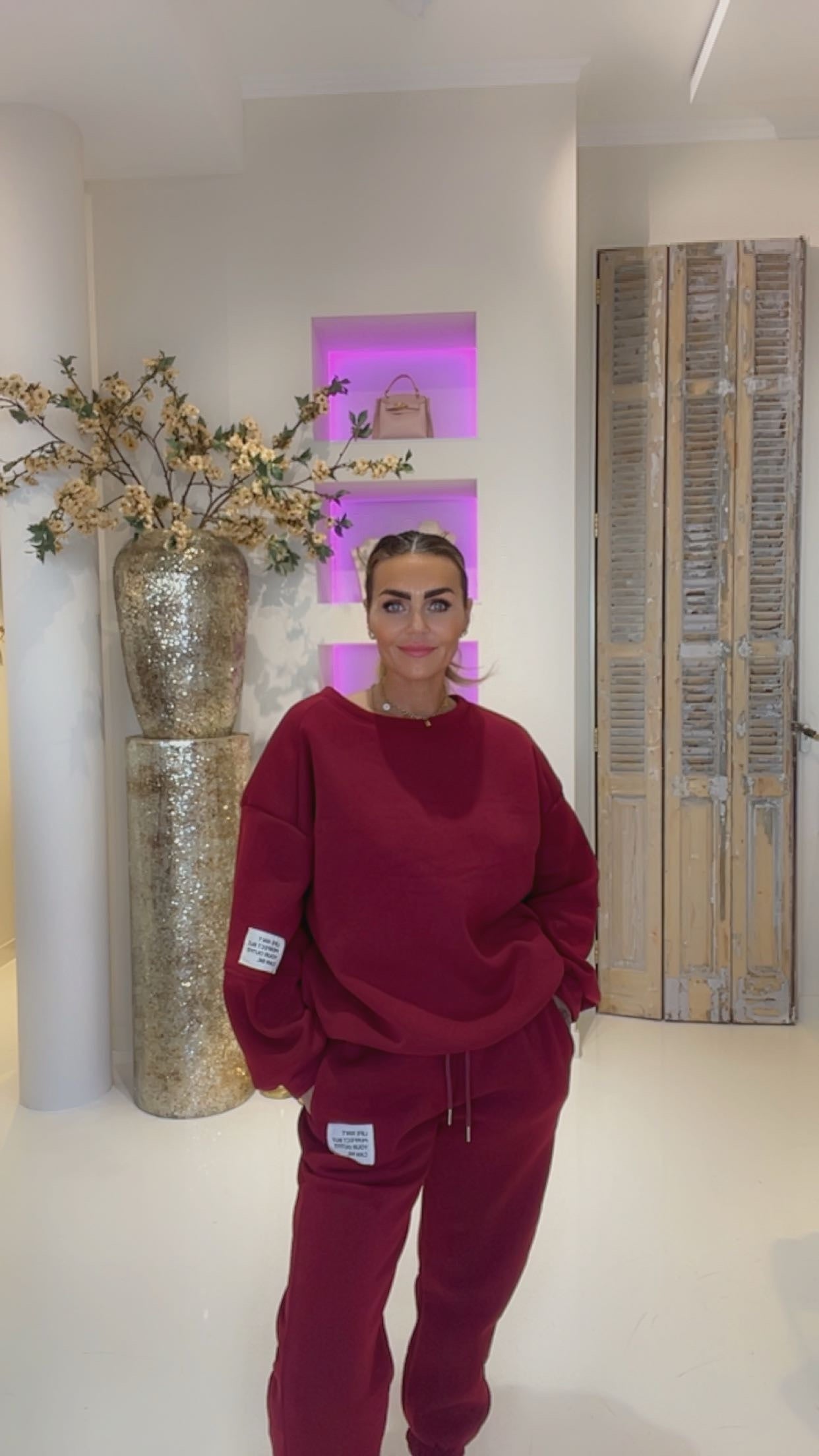 life ins’t perfect burgendy