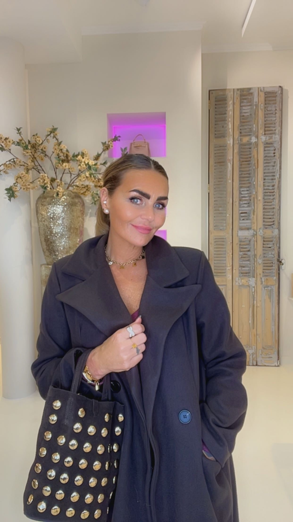 stacy trenchcoat brown