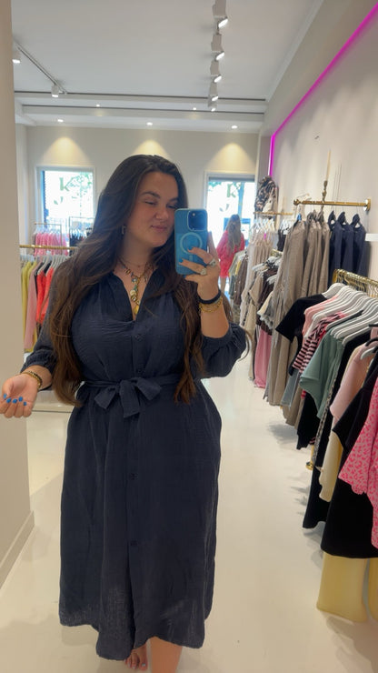 Samanta dress navy
