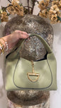 la belle bag moss green