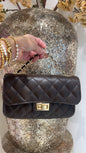 chantal bag dark brown m
