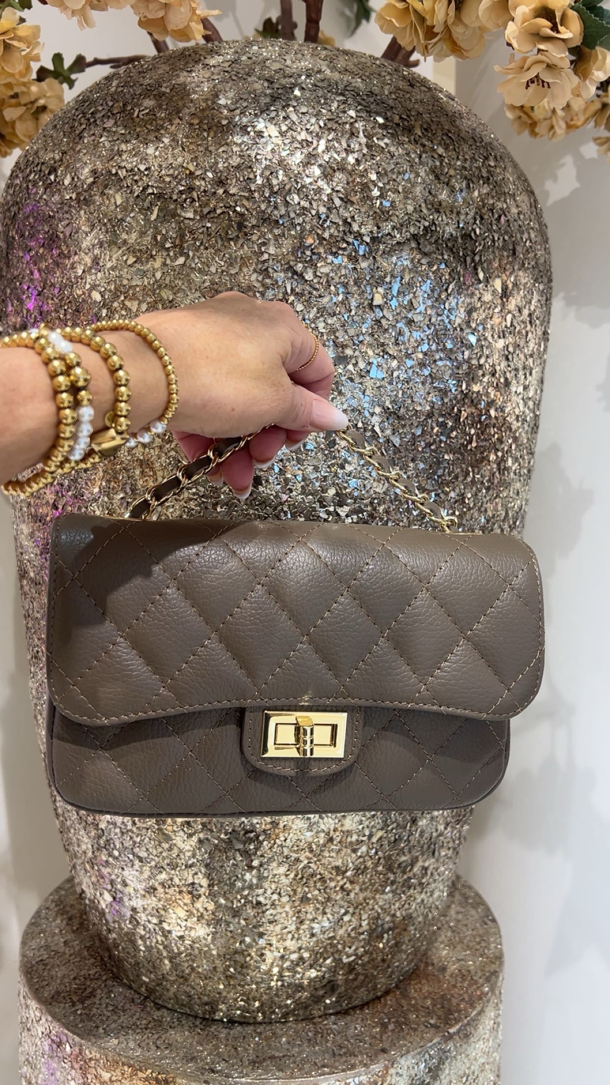 chantal bag brown m