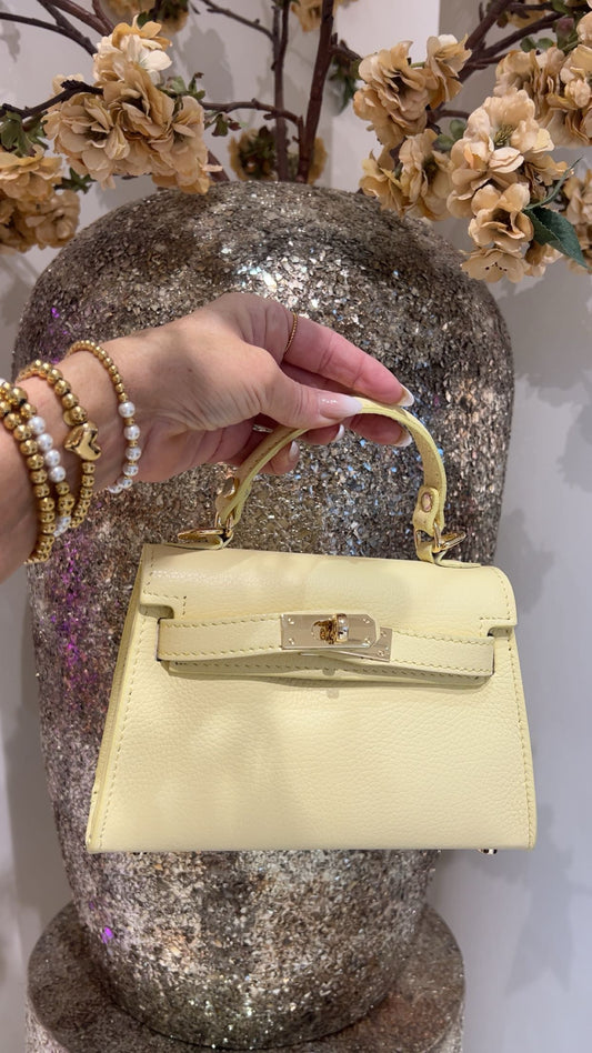 iconic bag butter yellow