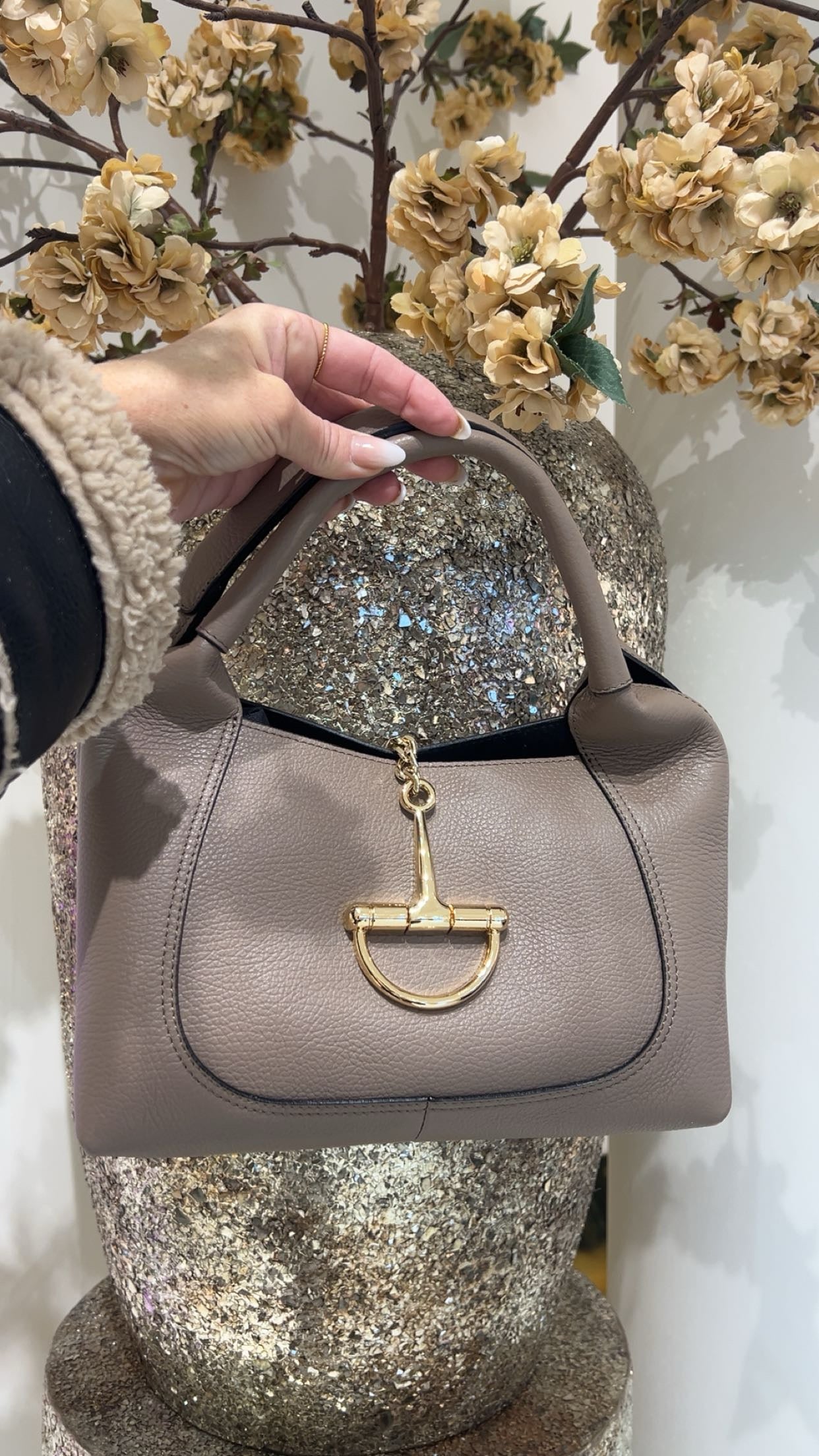 la belle bag truffle taupe