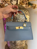 iconic bag blauw