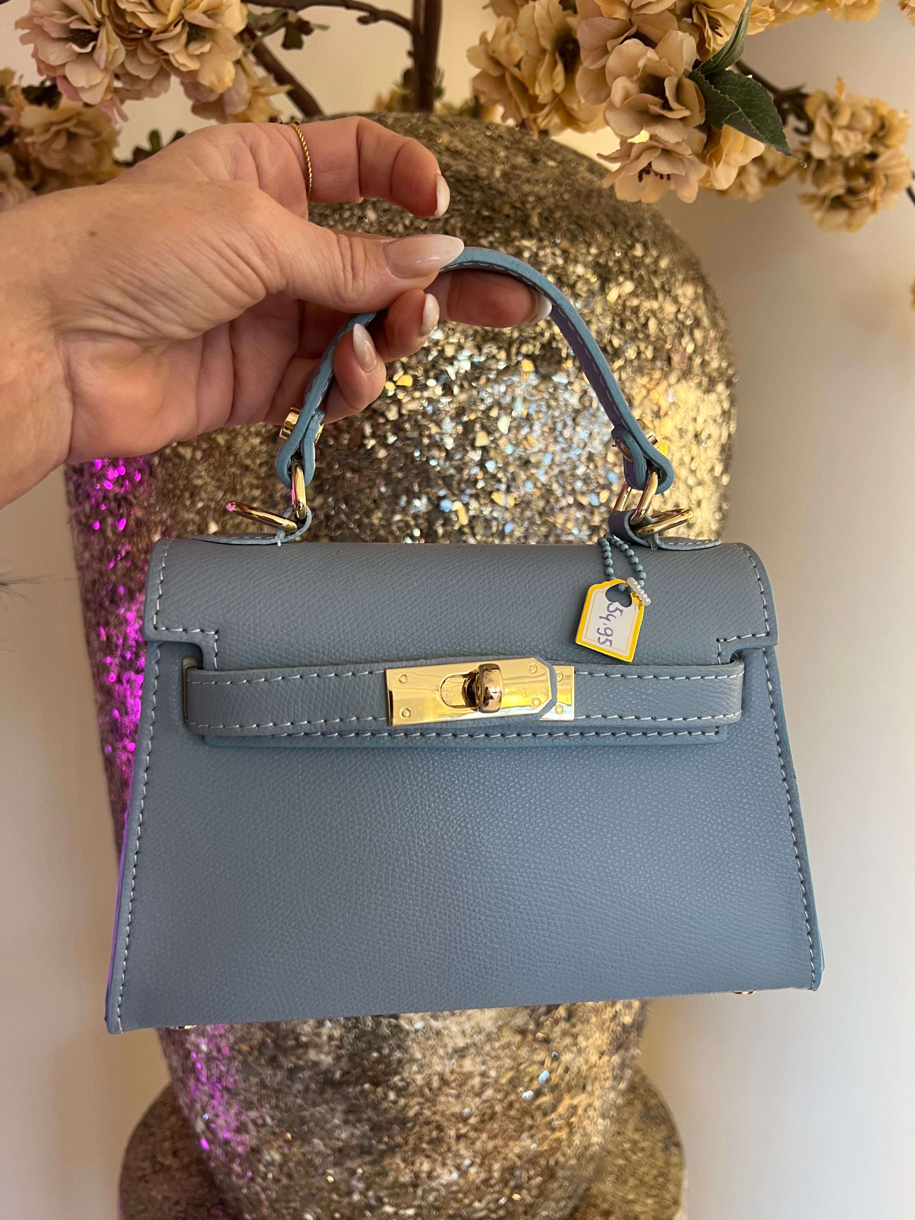 iconic bag blauw