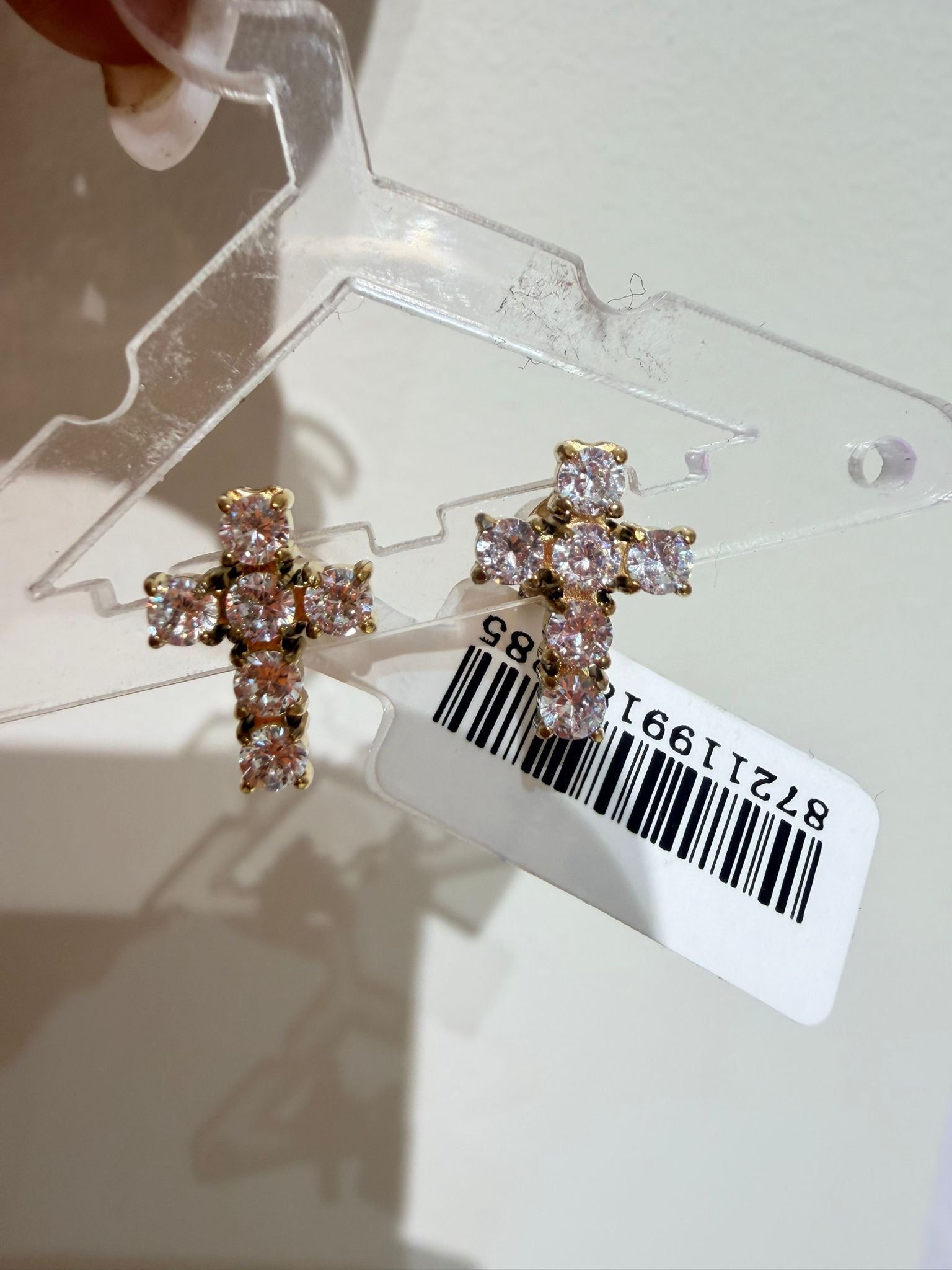 Kruis stud earrings
