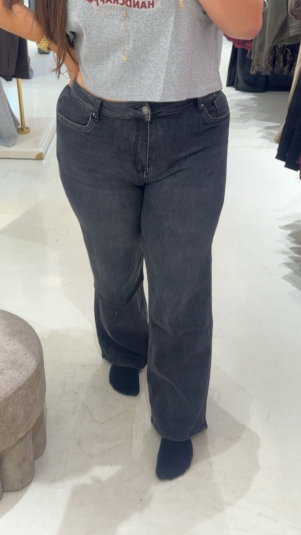 Jane jeans zwart 40-48