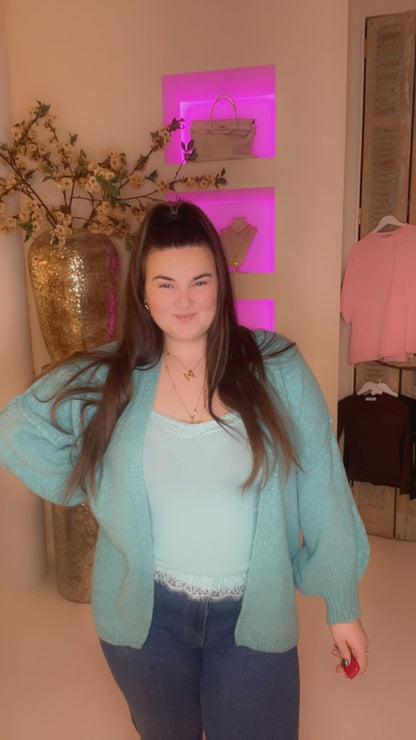 ashanti vest turquoise plus size