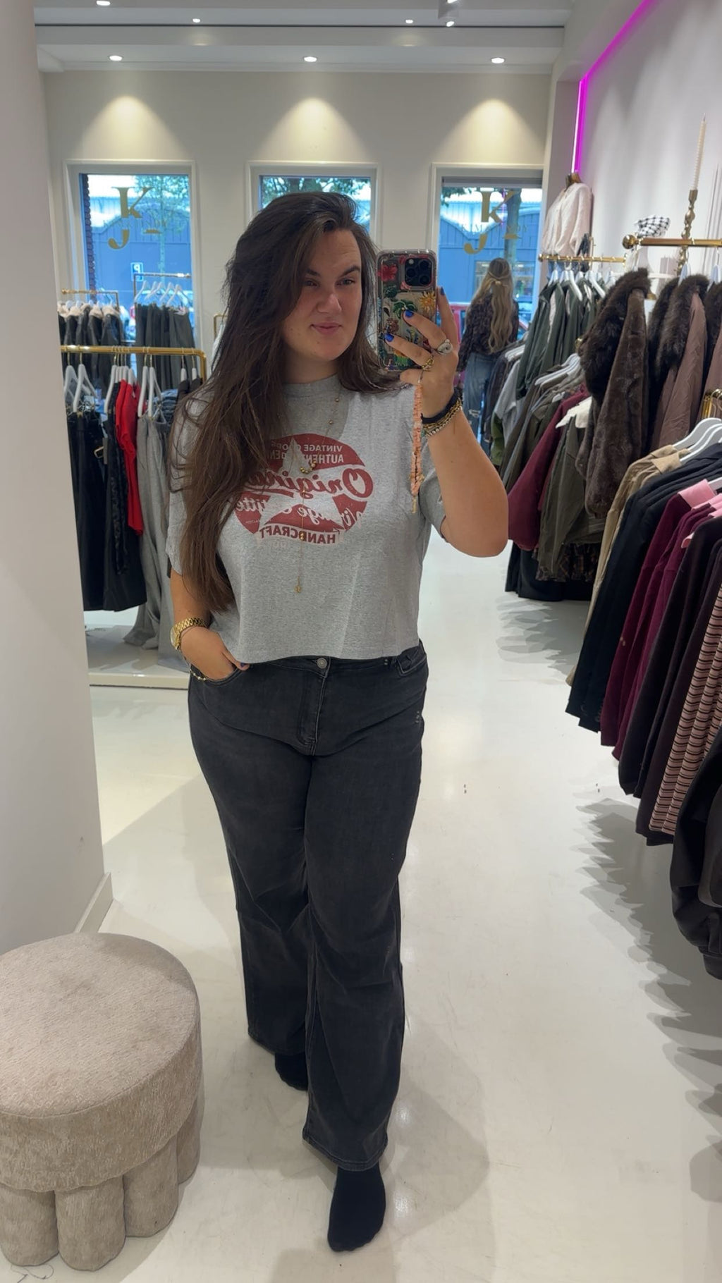 Jane jeans zwart 40-48