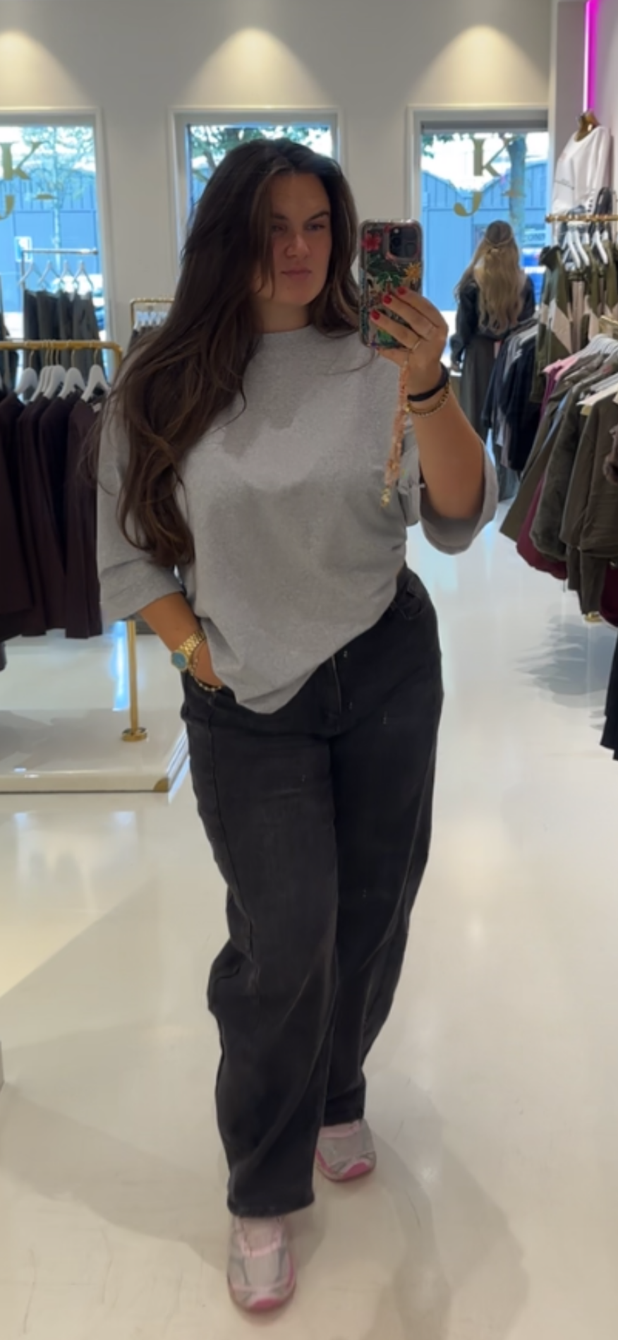 Laulia balloon jeans black