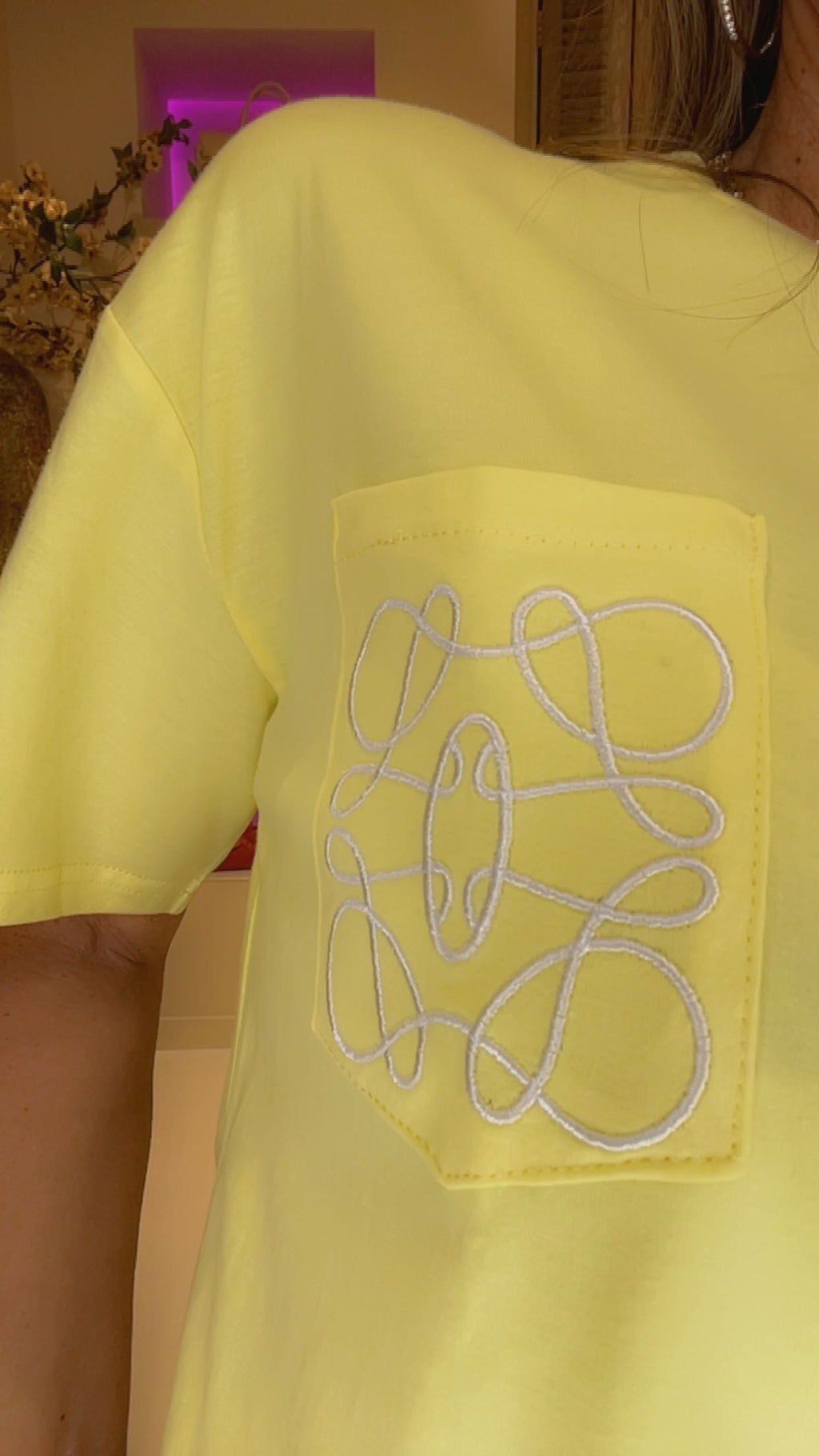 loewi tee yellow