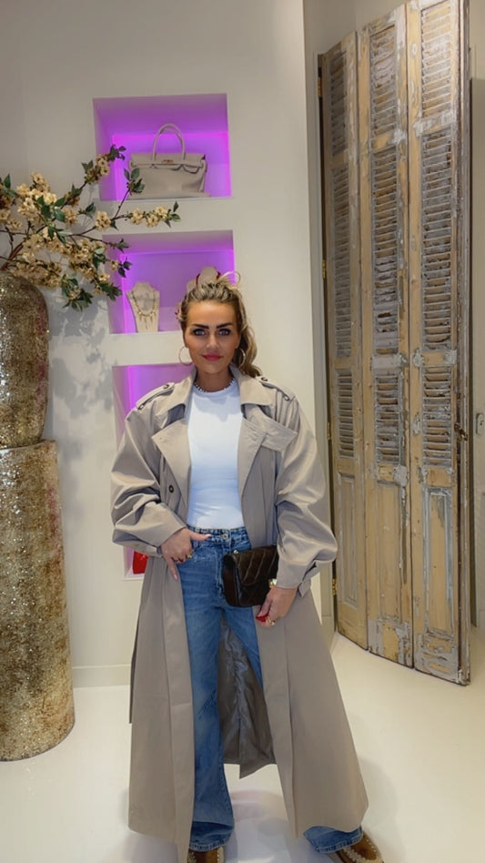 sisi long trenchcoat