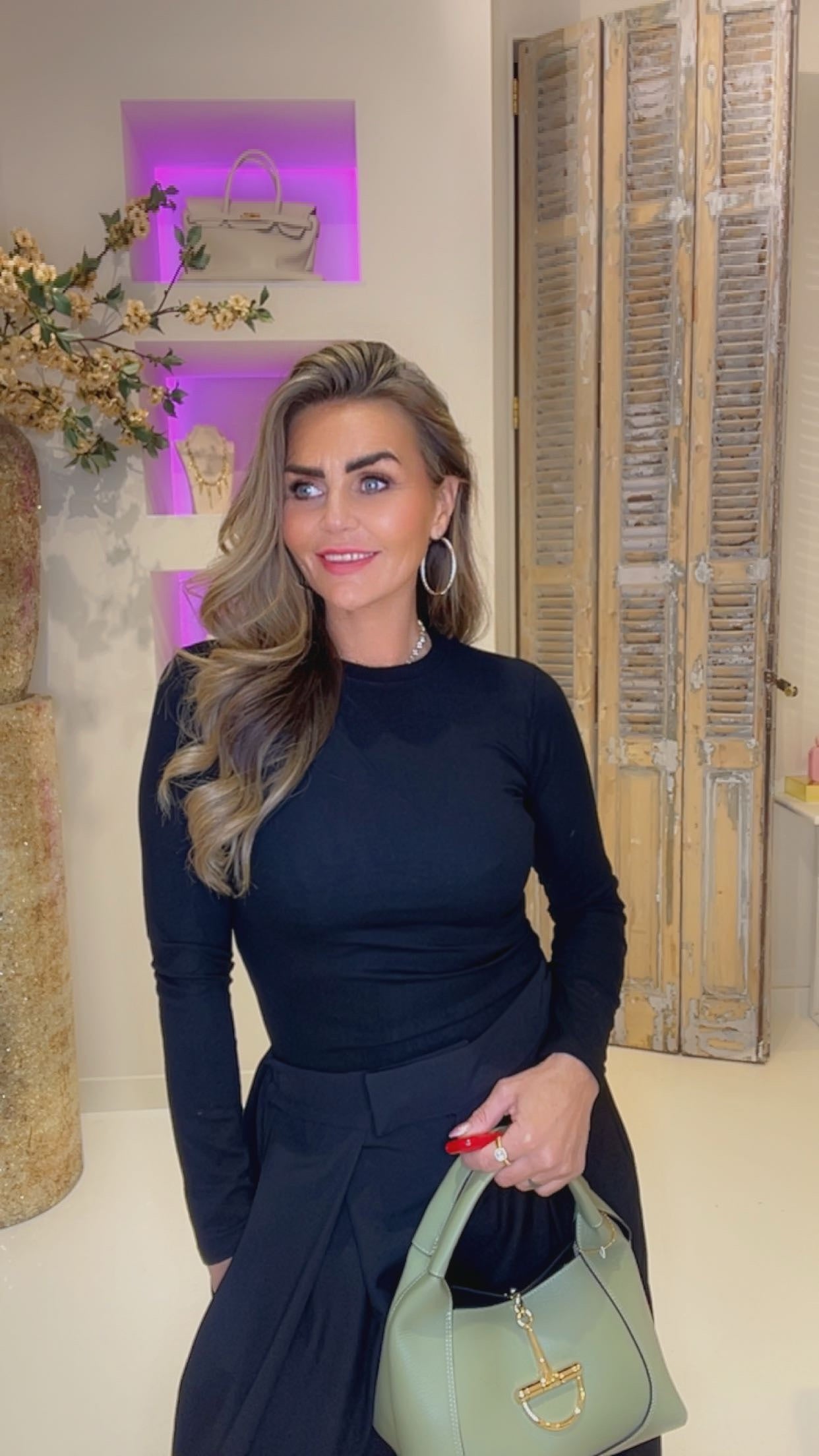 malika top zwart