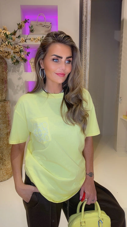 loewi tee yellow