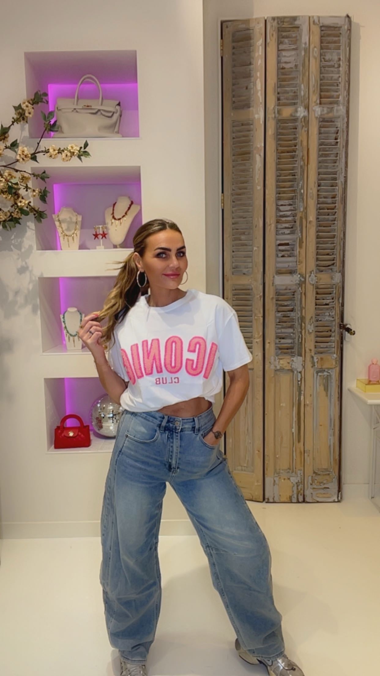 kim barrel strech jeans