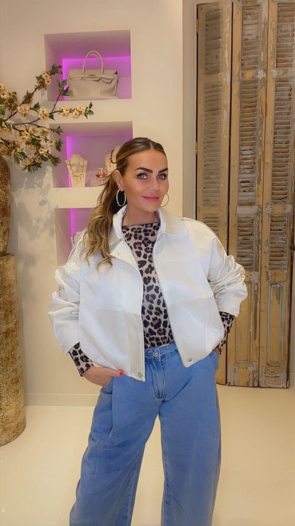 nikki jacket off white