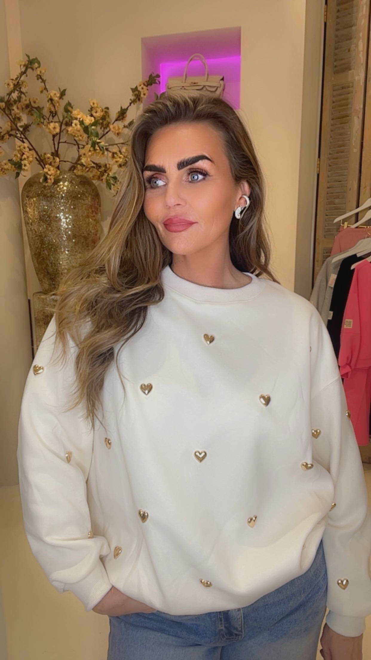 hart sweater beige