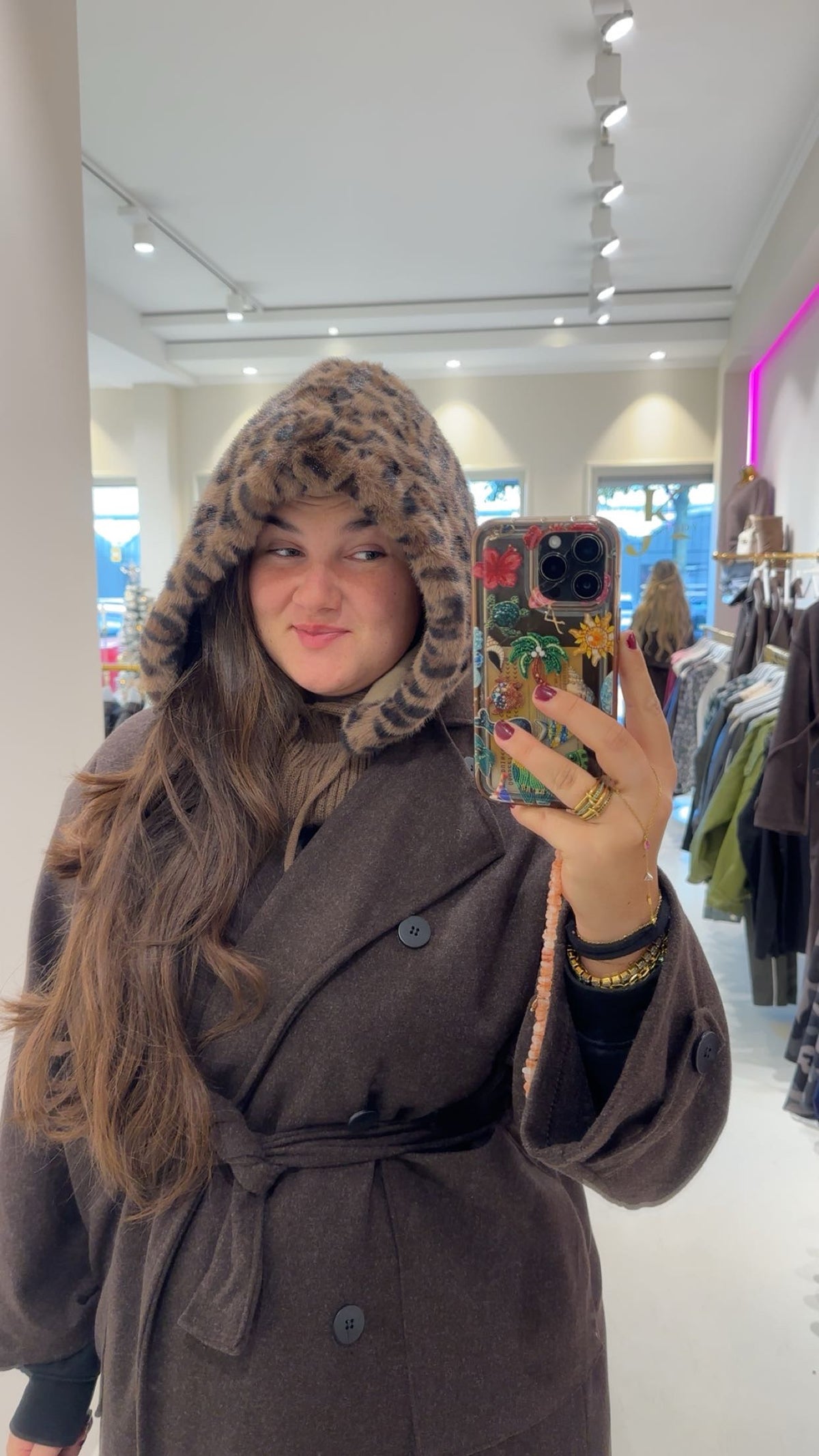 Balaclava panter bont