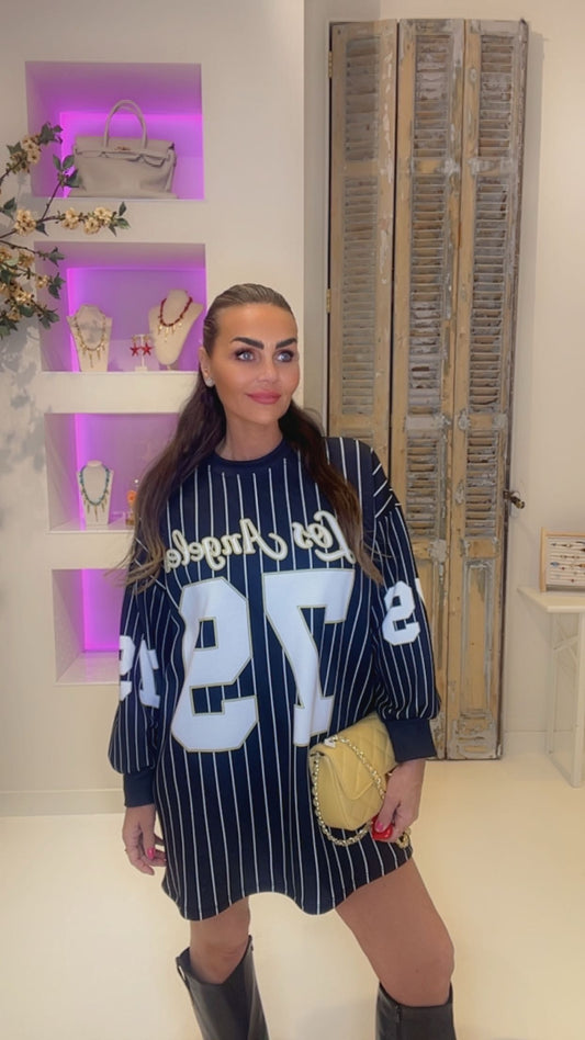 los angeles sweater dress zwart