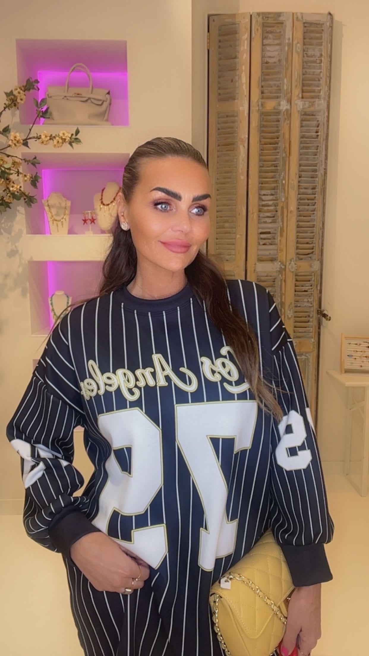 los angeles sweater dress zwart