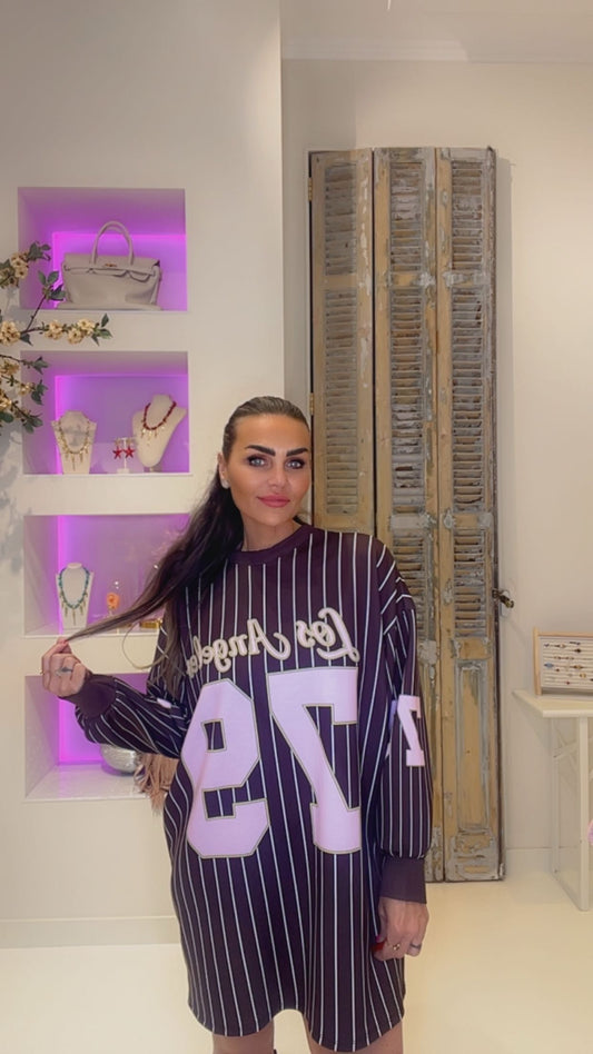 los angeles sweater dress bruin