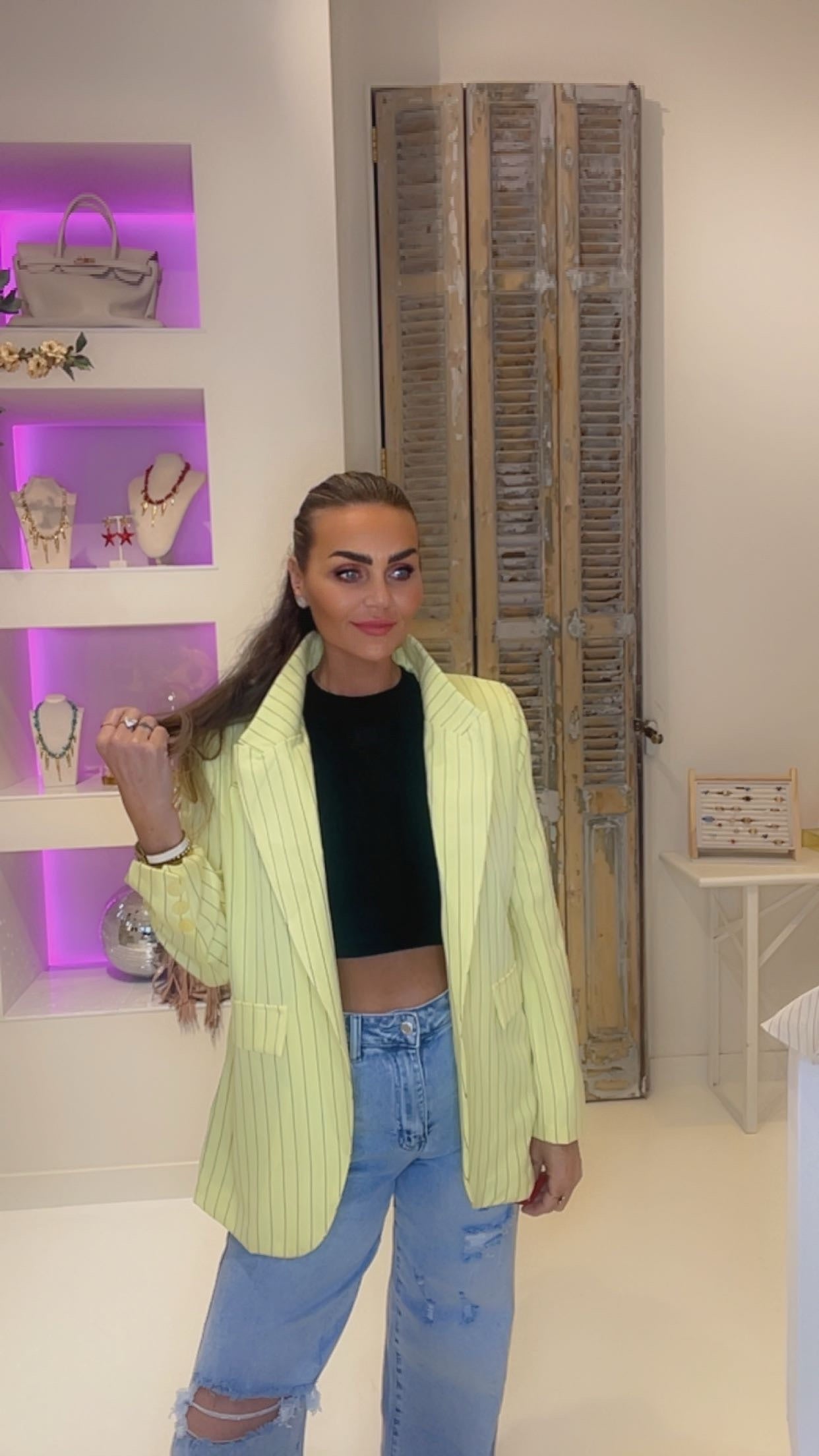 indy blazer yellow